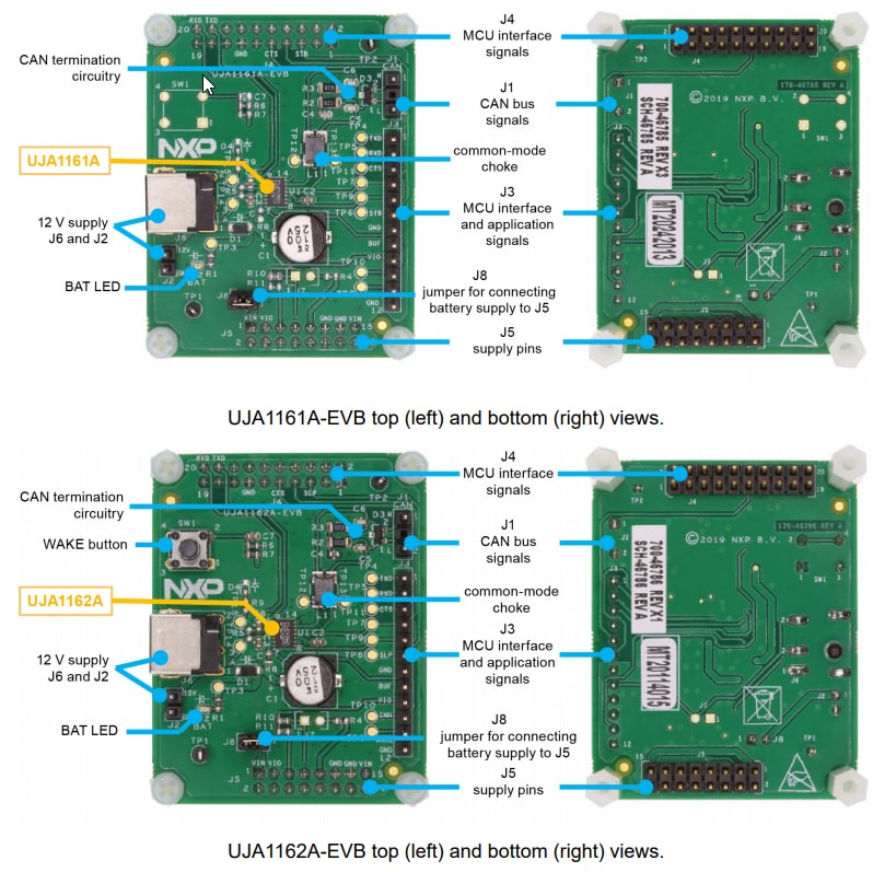 NXP Semiconductors Cartes d'évaluation UJA116xA